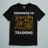Engineer In Training Future Engineer Holding Engineering T-Shirt