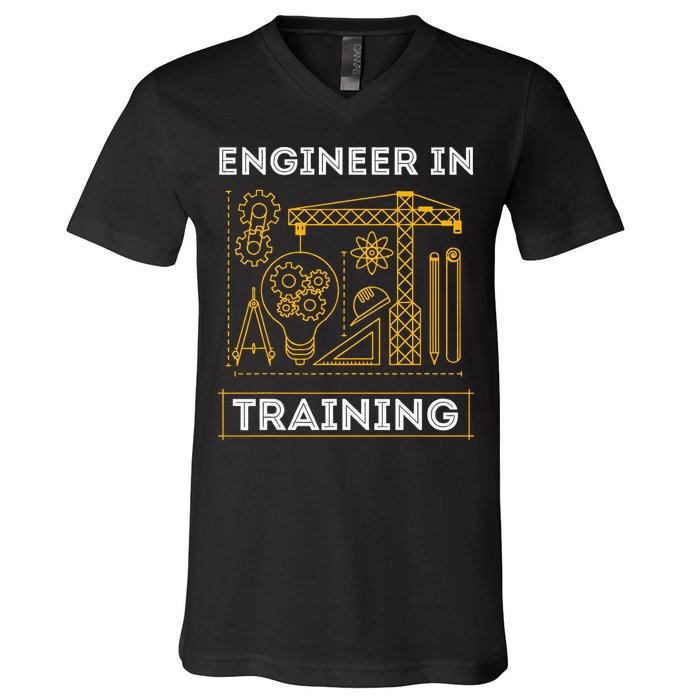 Engineer In Training Future Engineer Holding Engineering V-Neck T-Shirt