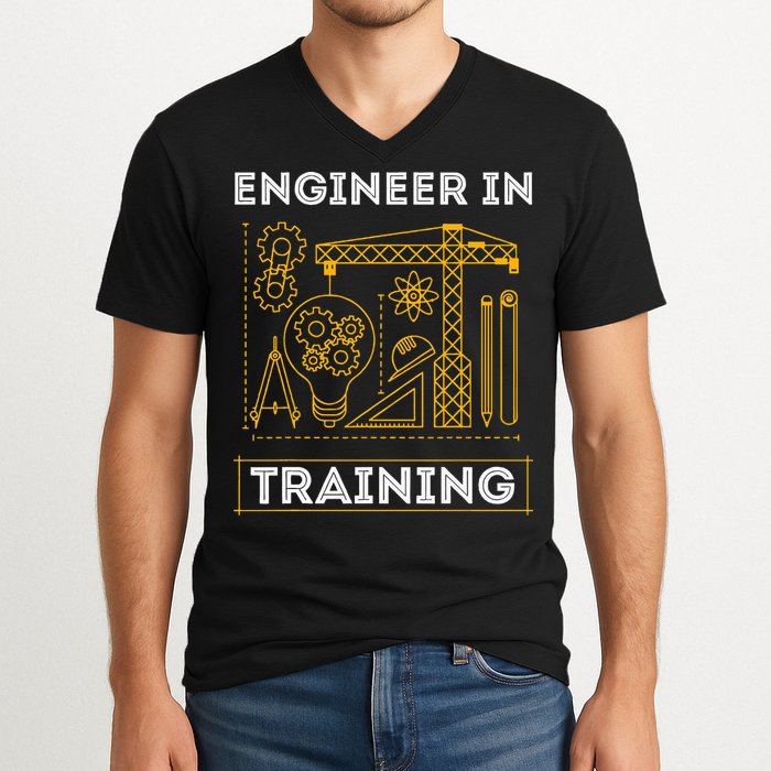 Engineer In Training Future Engineer Holding Engineering V-Neck T-Shirt