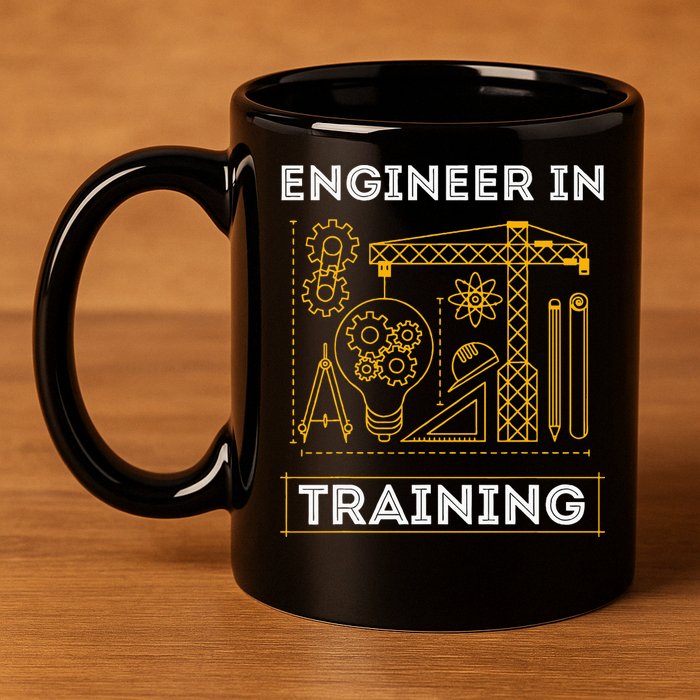 Engineer In Training Future Engineer Holding Engineering 11oz C Handle Ceramic Mug