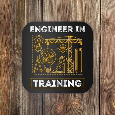 Engineer In Training Future Engineer Holding Engineering Coaster