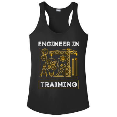 Engineer In Training Future Engineer Holding Engineering Ladies PosiCharge Competitor Racerback Tank
