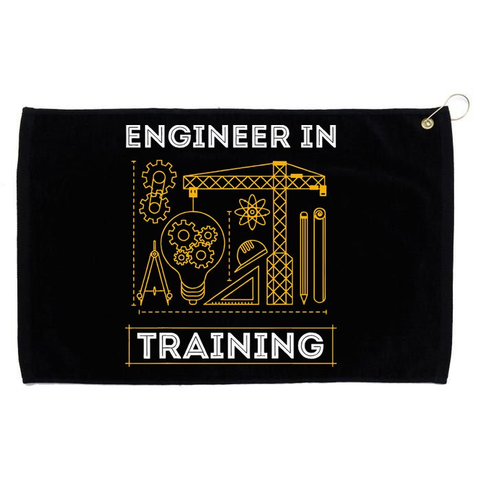 Engineer In Training Future Engineer Holding Engineering Grommeted Golf Towel