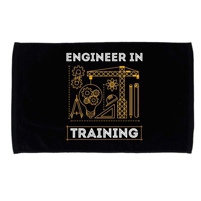 Engineer In Training Future Engineer Holding Engineering Microfiber Hand Towel