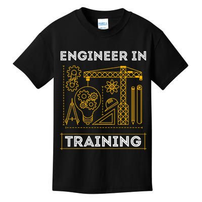 Engineer In Training Future Engineer Holding Engineering Kids T-Shirt