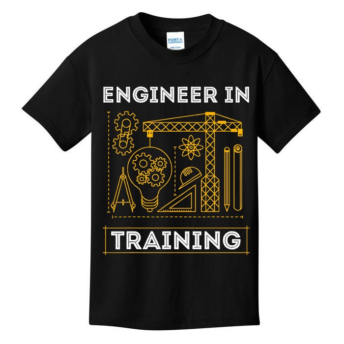 Engineer In Training Future Engineer Holding Engineering Kids T-Shirt