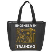 Engineer In Training Future Engineer Holding Engineering Zip Tote Bag