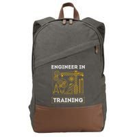 Engineer In Training Future Engineer Holding Engineering Cotton Canvas Backpack