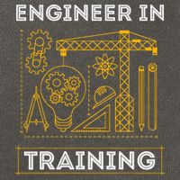 Engineer In Training Future Engineer Holding Engineering Cotton Canvas Backpack