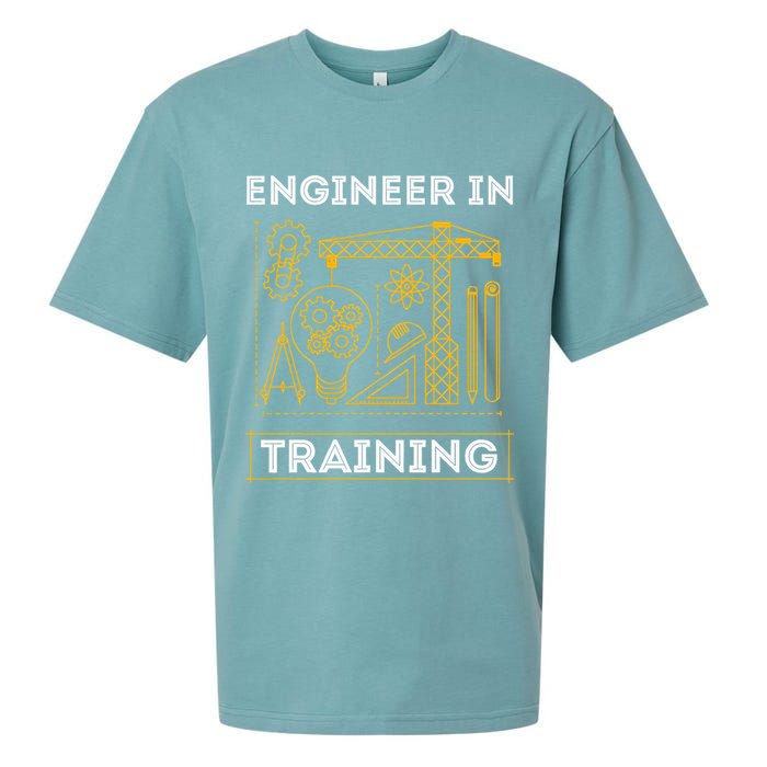 Engineer In Training Future Engineer Holding Engineering Sueded Cloud Jersey T-Shirt