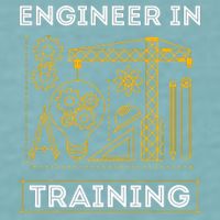 Engineer In Training Future Engineer Holding Engineering Sueded Cloud Jersey T-Shirt