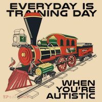 Everyday Is Training Day When You’Re Autistic Drawstring Bag