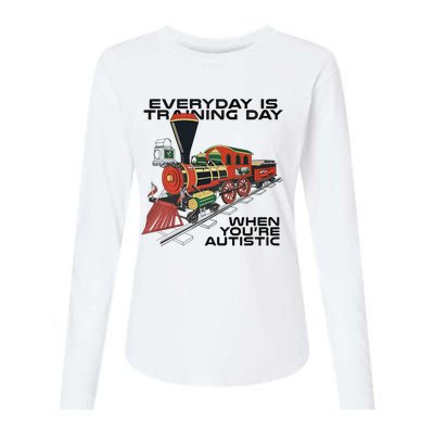 Everyday Is Training Day When You’Re Autistic Womens Cotton Relaxed Long Sleeve T-Shirt