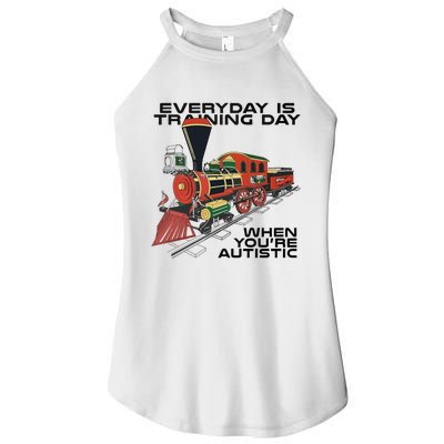 Everyday Is Training Day When You’Re Autistic Women’s Perfect Tri Rocker Tank