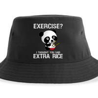 Exercise I Thought You Said Extra Rice Sustainable Bucket Hat