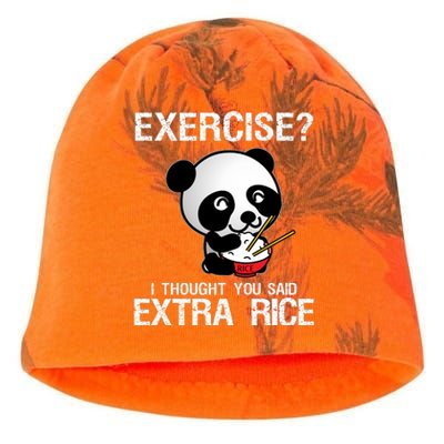 Exercise I Thought You Said Extra Rice Kati - Camo Knit Beanie