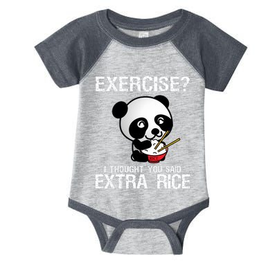 Exercise I Thought You Said Extra Rice Infant Baby Jersey Bodysuit