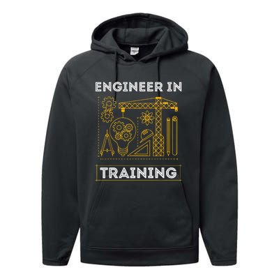 Engineer In Training Future Engineer Holding Engineering Performance Fleece Hoodie