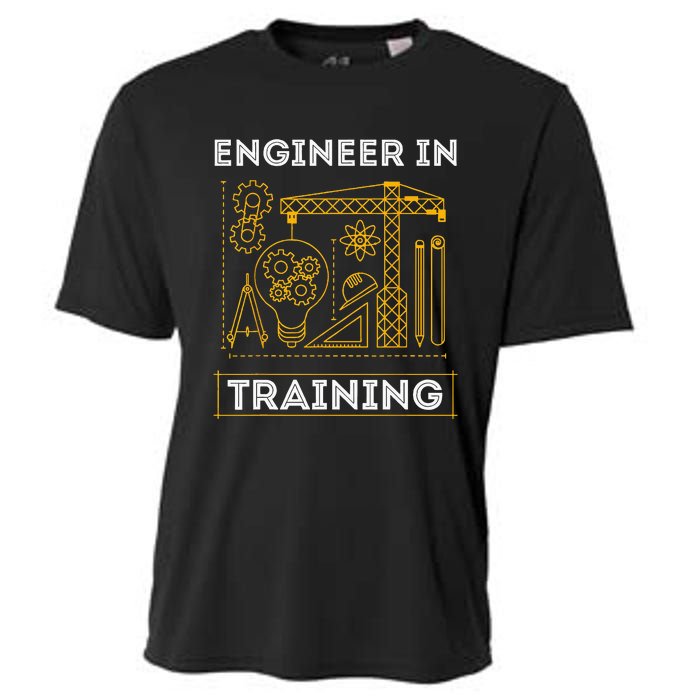 Engineer In Training Future Engineer Holding Engineering Cooling Performance Crew T-Shirt