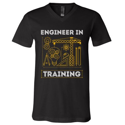 Engineer In Training Future Engineer Holding Engineering V-Neck T-Shirt