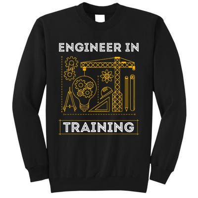 Engineer In Training Future Engineer Holding Engineering Tall Sweatshirt