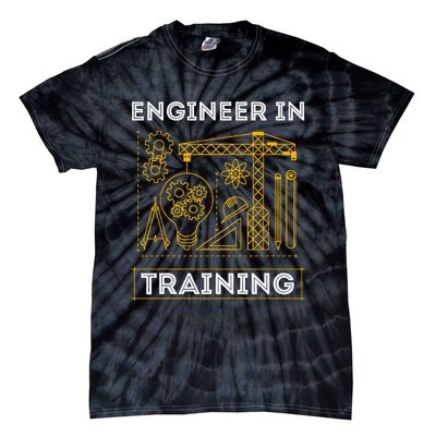 Engineer In Training Future Engineer Holding Engineering Tie-Dye T-Shirt