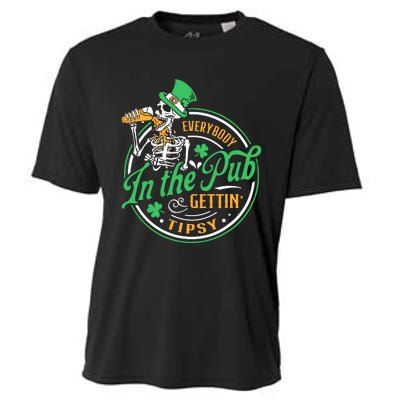 Everybody In The Pub Getting Tipsy St Patricks Day Cooling Performance Crew T-Shirt