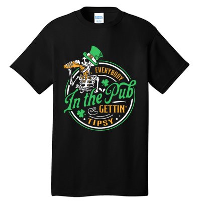 Everybody In The Pub Getting Tipsy St Patricks Day Tall T-Shirt