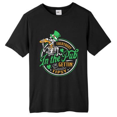 Everybody In The Pub Getting Tipsy St Patricks Day Tall Fusion ChromaSoft Performance T-Shirt