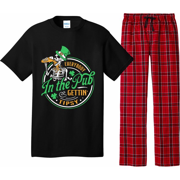 Everybody In The Pub Getting Tipsy St Patricks Day Pajama Set