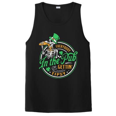 Everybody In The Pub Getting Tipsy St Patricks Day PosiCharge Competitor Tank