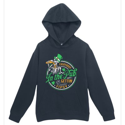 Everybody In The Pub Getting Tipsy St Patricks Day Urban Pullover Hoodie