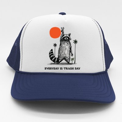 Everyday Is Trash Day Raccoon Trucker Hat