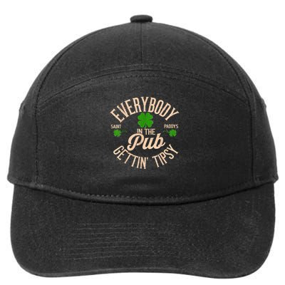 Everybody In the Pub Getting Tipsy 7-Panel Snapback Hat