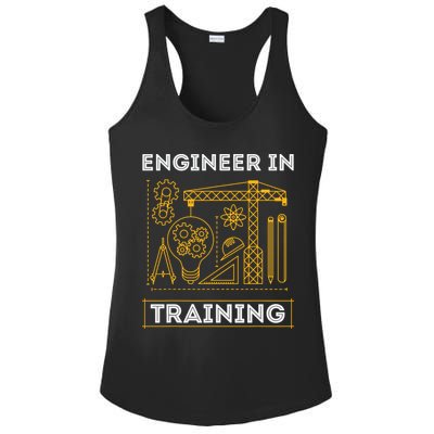Engineer In Training Future Engineer Holding Engineering Ladies PosiCharge Competitor Racerback Tank