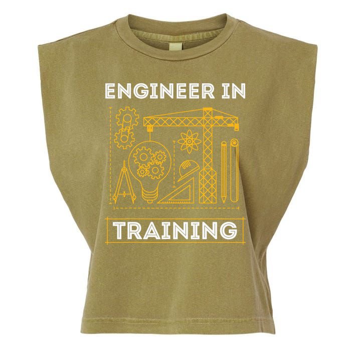 Engineer In Training Future Engineer Holding Engineering Garment-Dyed Women's Muscle Tee