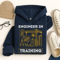 Engineer In Training Future Engineer Holding Engineering Hoodie