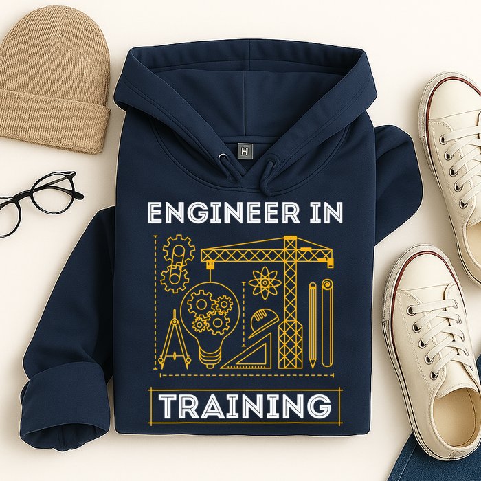 Engineer In Training Future Engineer Holding Engineering Hoodie