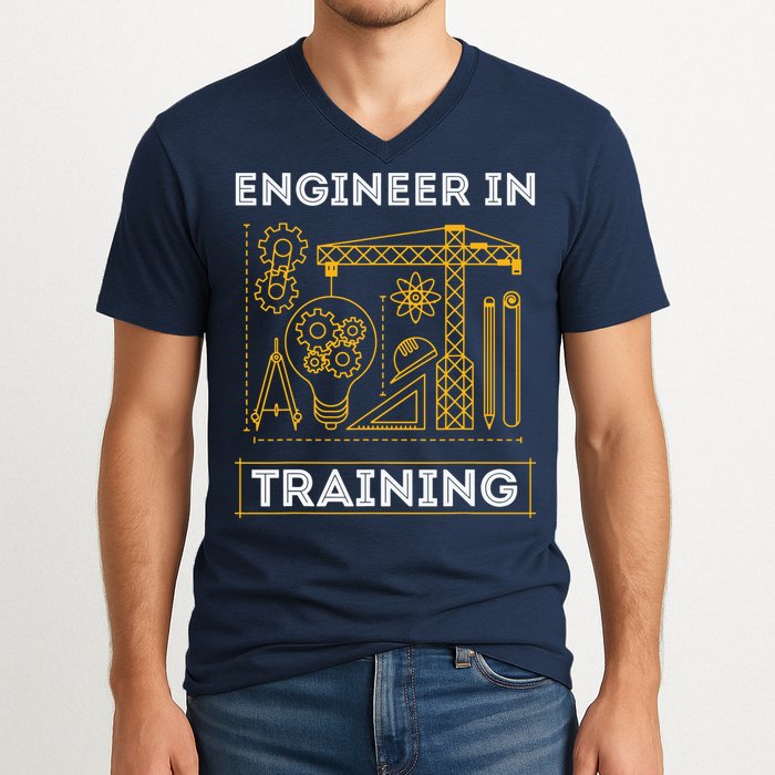 Engineer In Training Future Engineer Holding Engineering V-Neck T-Shirt