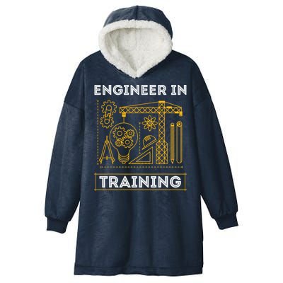 Engineer In Training Future Engineer Holding Engineering Hooded Wearable Blanket