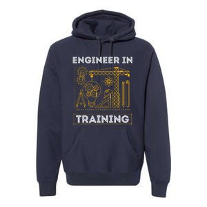 Engineer In Training Future Engineer Holding Engineering Premium Hoodie