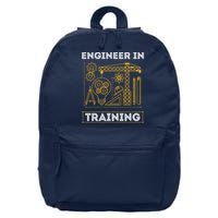 Engineer In Training Future Engineer Holding Engineering 16 in Basic Backpack