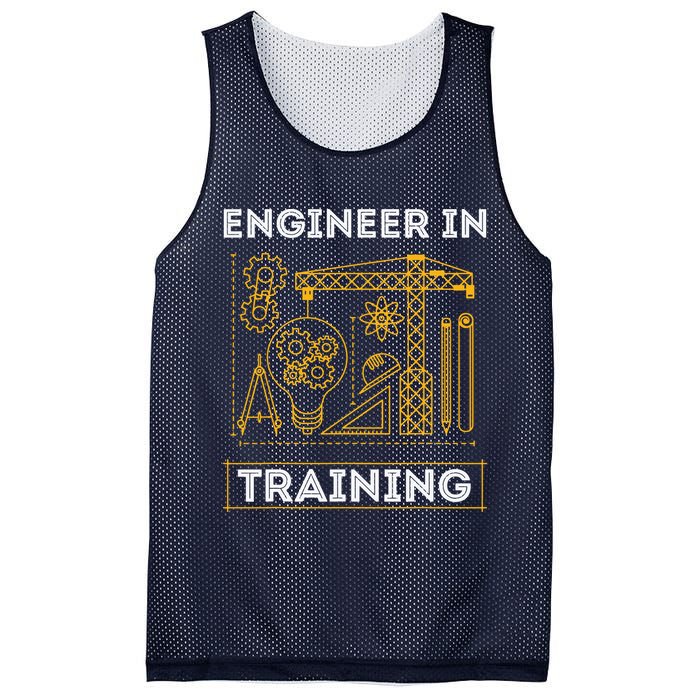 Engineer In Training Future Engineer Holding Engineering Mesh Reversible Basketball Jersey Tank