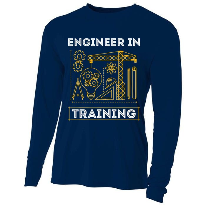 Engineer In Training Future Engineer Holding Engineering Cooling Performance Long Sleeve Crew