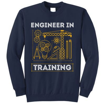 Engineer In Training Future Engineer Holding Engineering Tall Sweatshirt