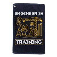 Engineer In Training Future Engineer Holding Engineering Golf Towel