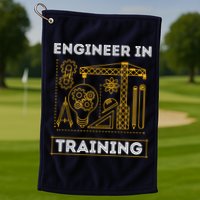 Engineer In Training Future Engineer Holding Engineering Golf Towel