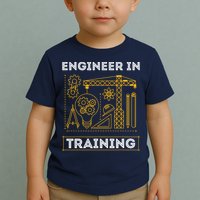 Engineer In Training Future Engineer Holding Engineering Toddler T-Shirt