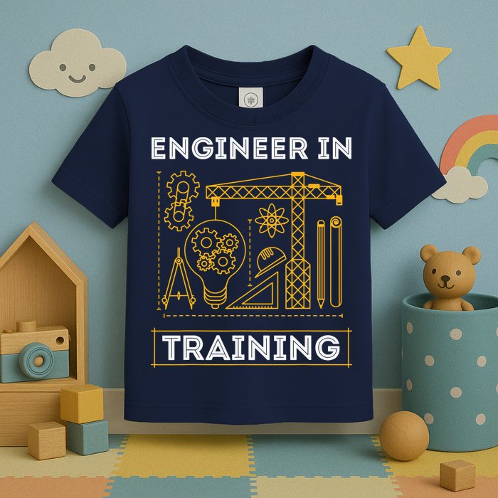 Engineer In Training Future Engineer Holding Engineering Toddler T-Shirt