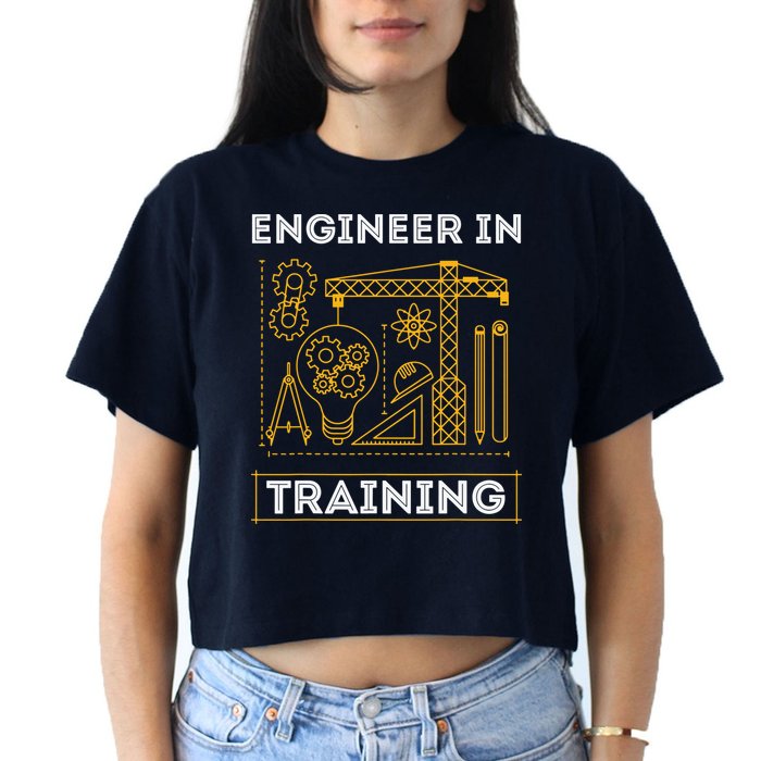 Engineer In Training Future Engineer Holding Engineering Crop Top